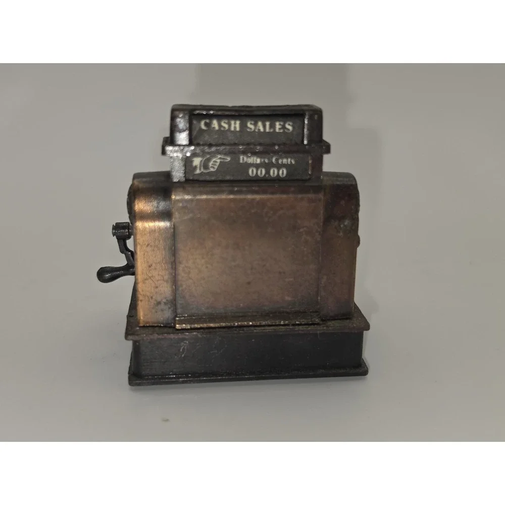 Vintage Miniature National Cash Register-Metal Pencil Sharpener